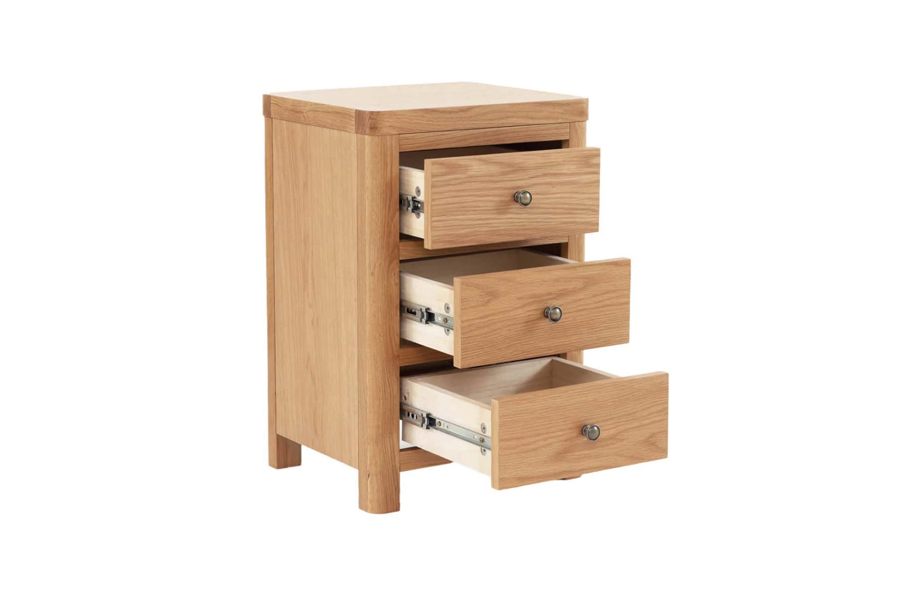 Renata Bedside Table - Natural Oak - Image 4