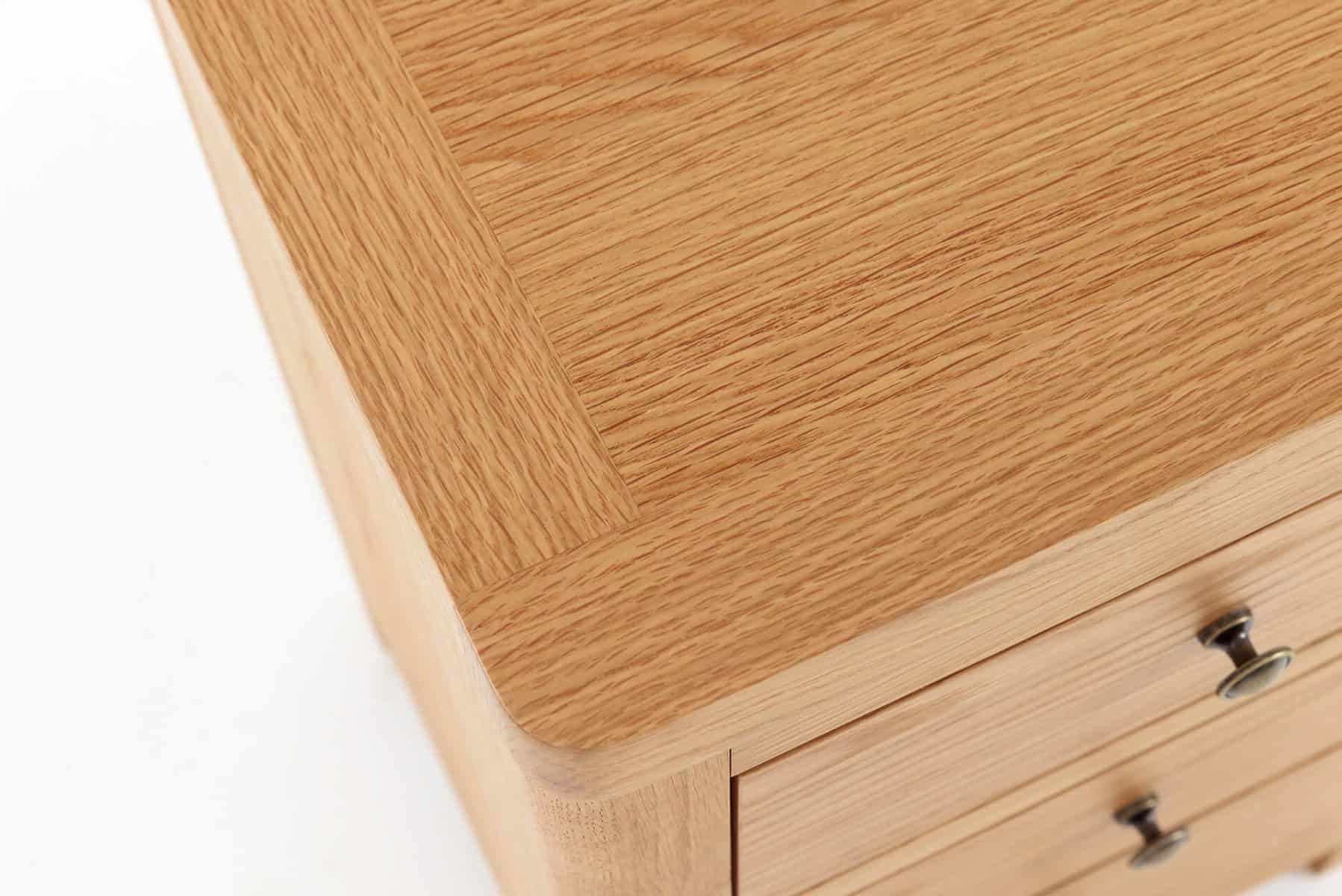 Renata Bedside Table - Natural Oak - Image 5