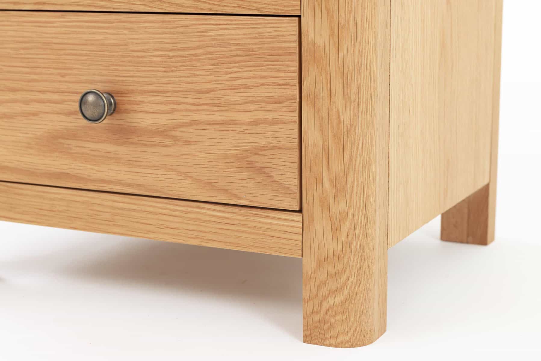 Renata Bedside Table - Natural Oak - Image 6