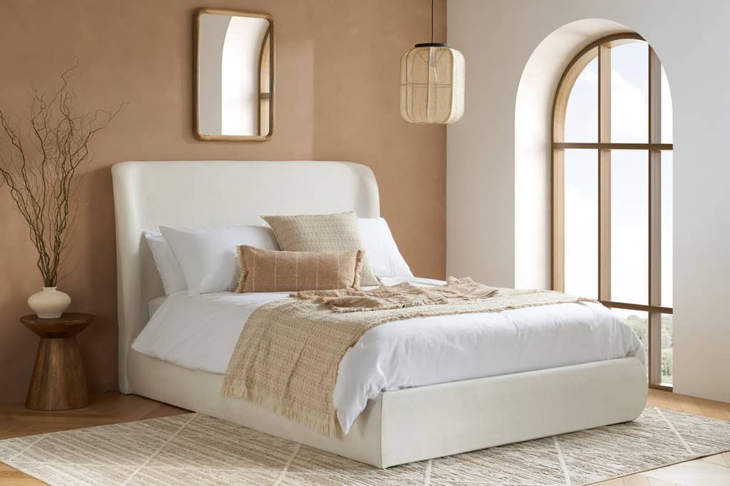 5ft Lanis Ottoman Bedframe - Cream - Image 2