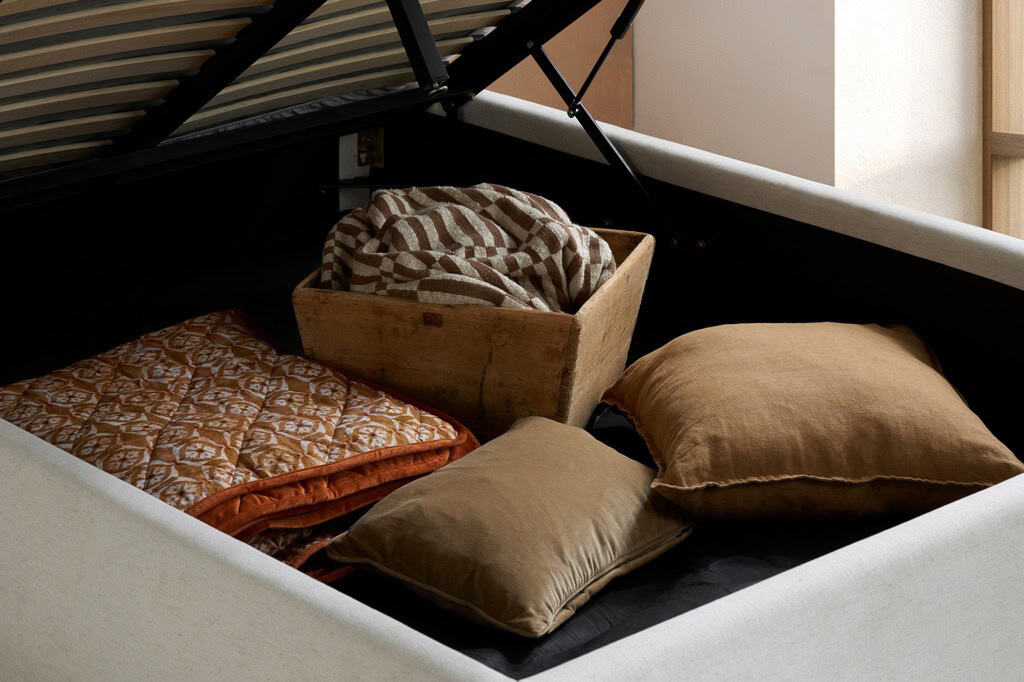 5ft Lanis Ottoman Bedframe - Cream - Image 6