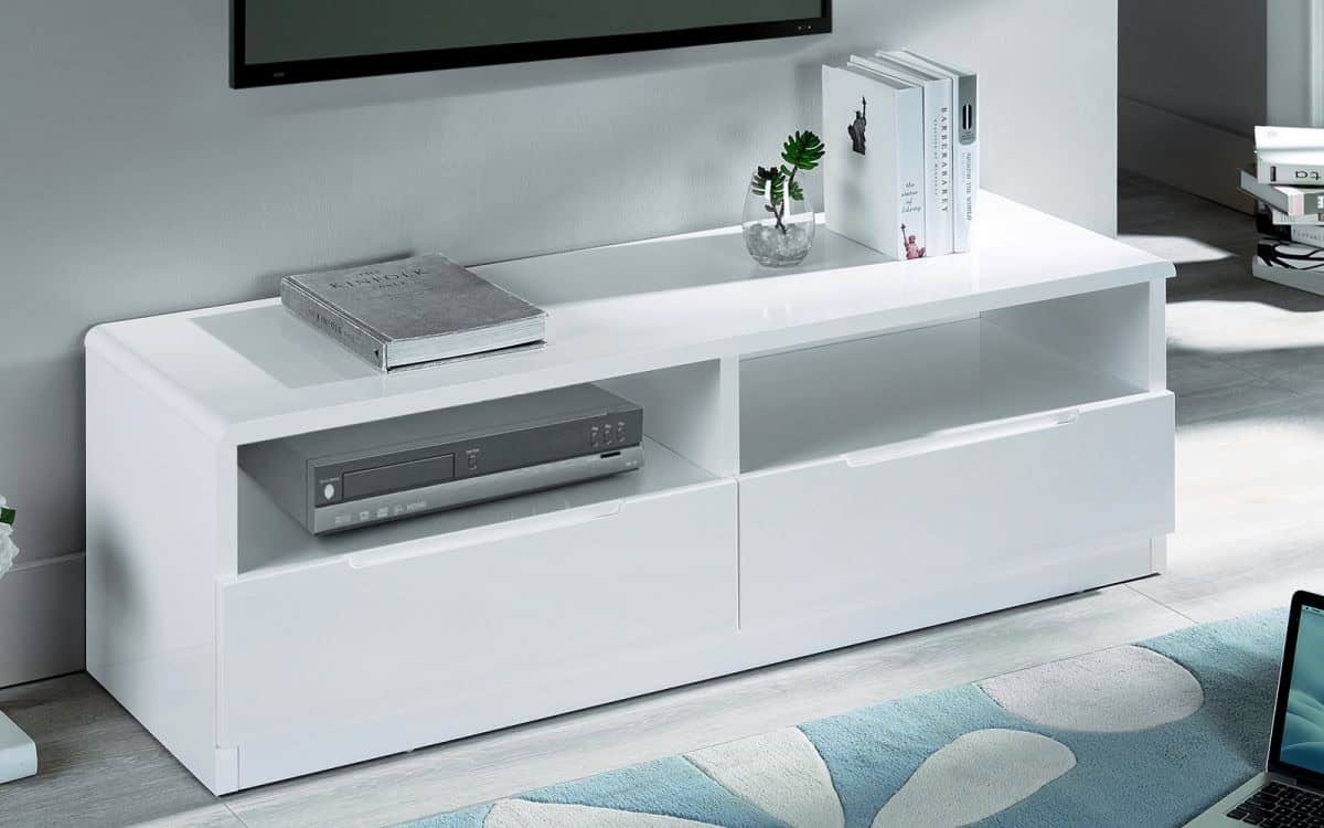 Liberty 2 Drawer Media Unit - White | Buy Online | Beds.ie