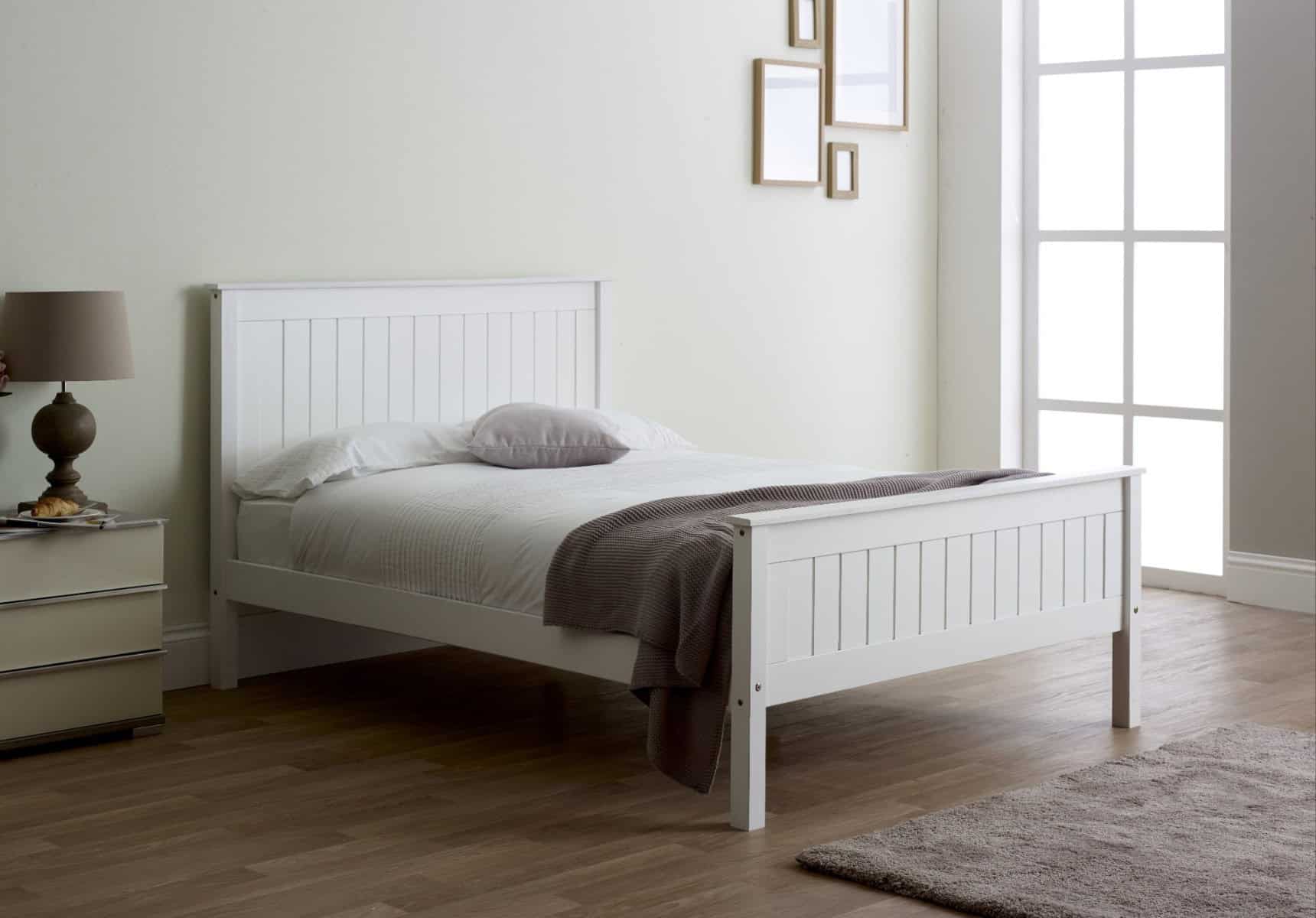 Limelight Taurus High End 4ft Bedframe - White | Buy Online | Beds.ie