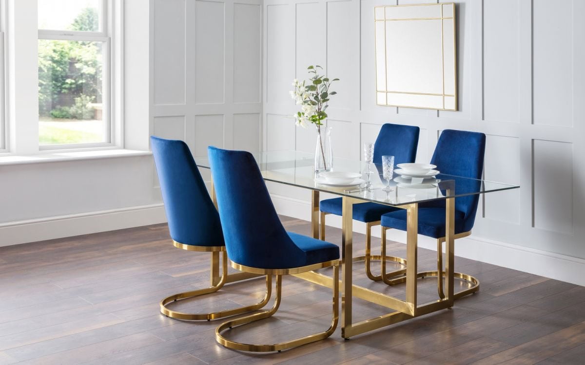 Arezzo Dining Table - Gold | Buy Online | Beds.ie