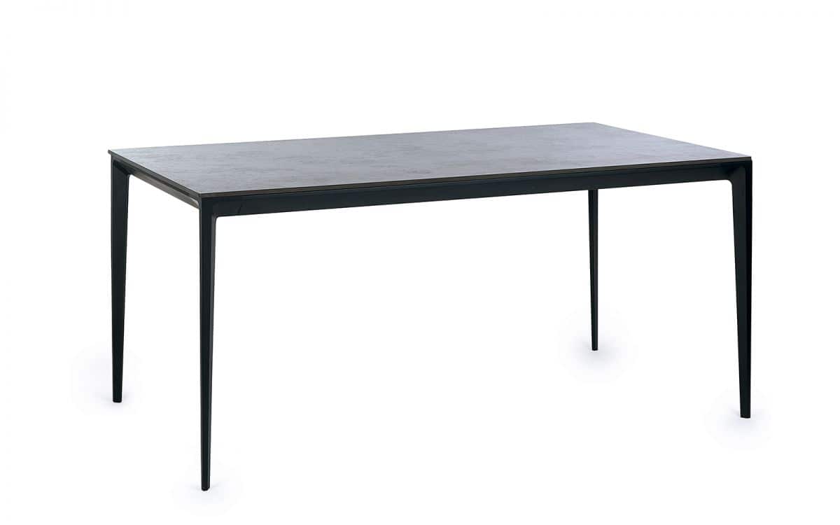 Boca Rectangular Stone Top Dining Table - Slate Grey | Buy Online | Beds.ie