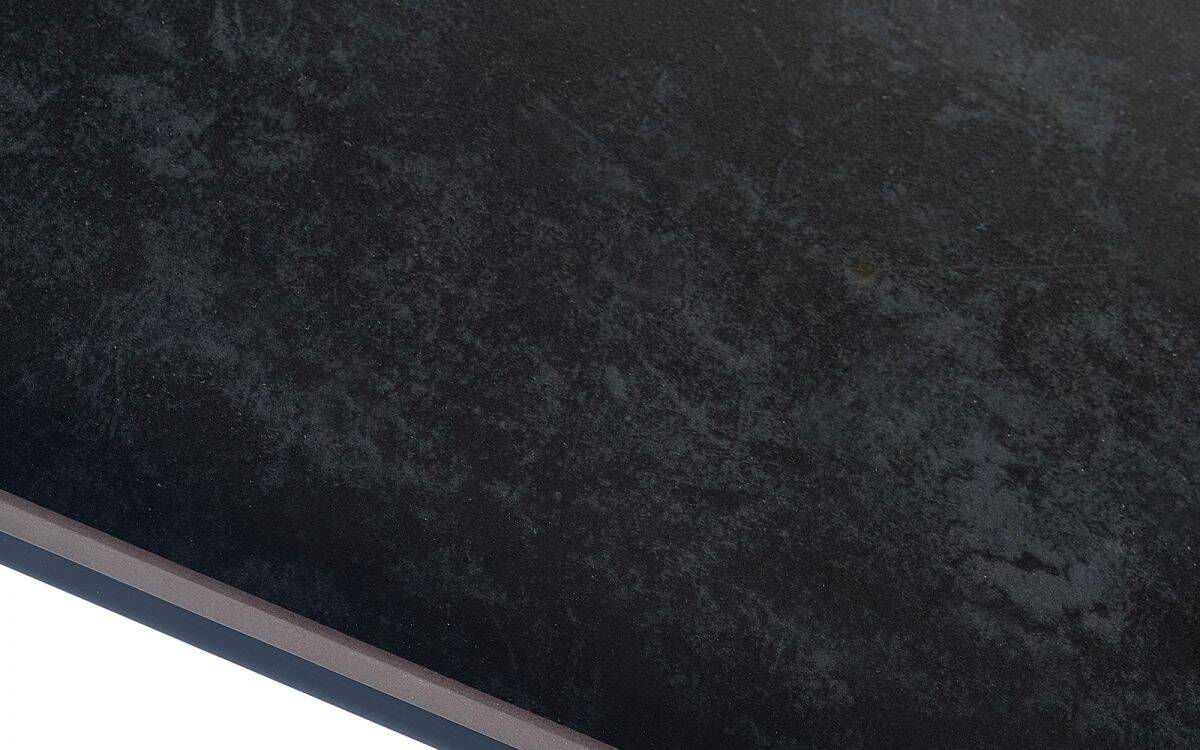 Boca Rectangular Stone Top Dining Table - Slate Grey - Image 5