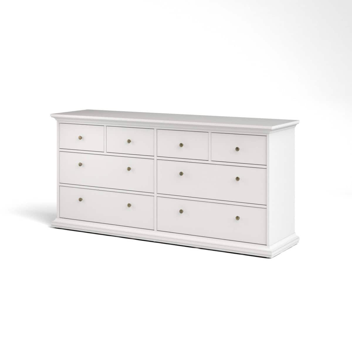 Paris 8 Drawer Chest - White - Image 2