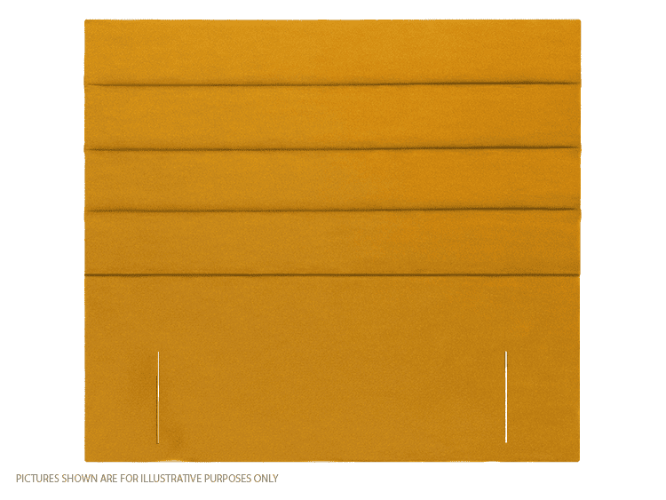 Apollo 4ft Rome Headboard - Velvet Gold | Buy Online | Beds.ie