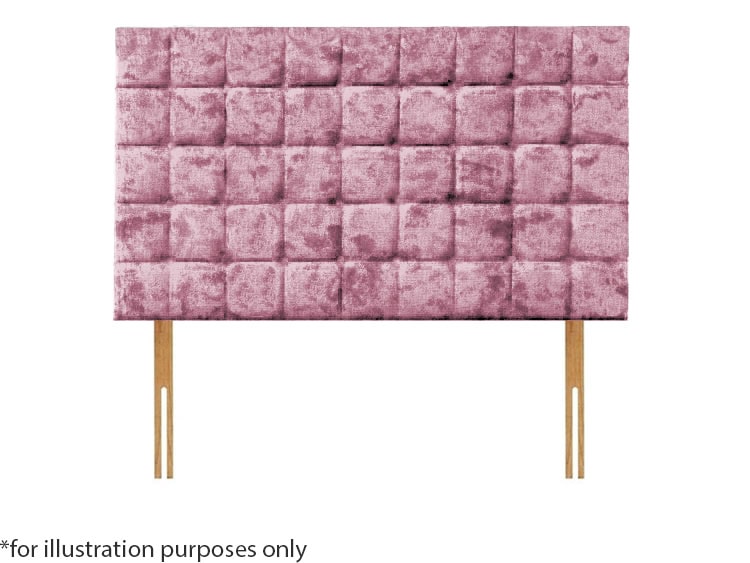 Apollo 2ft6 Boston Headboard - Glitz Pink | Buy Online | Beds.ie