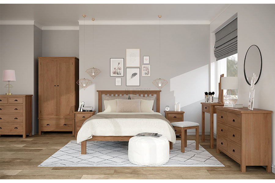 Everlee Dressing Table - Rustic Oak - Image 2