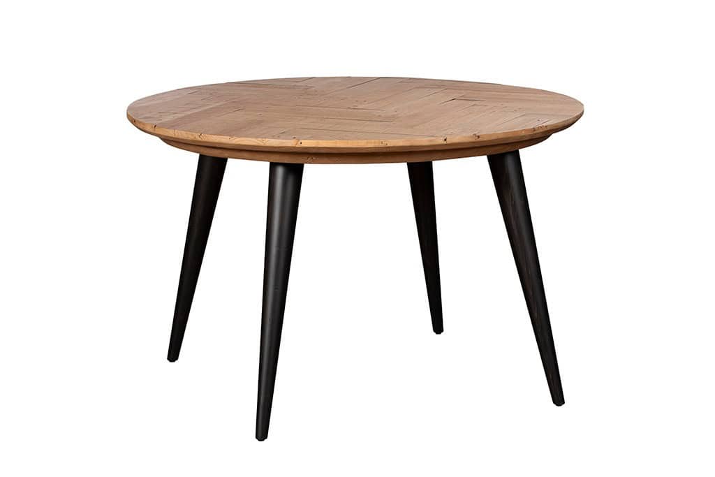 Baker Furniture Franklin Round Dining Table - Chevron | Buy Online | Beds.ie