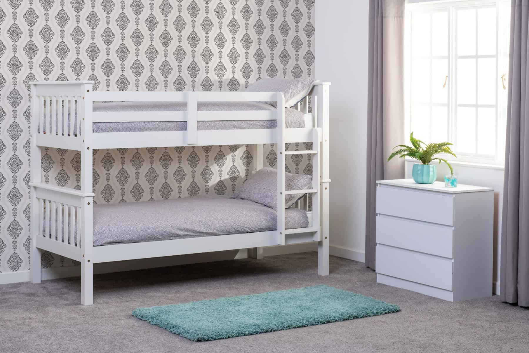 Neptune 3ft Bunk Bed - White - Image 5