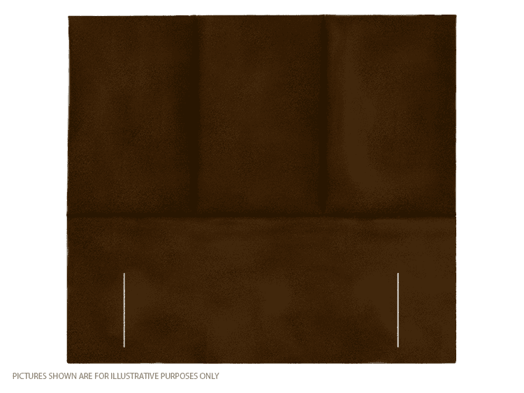 Apollo 2ft6 Monaco Headboard - Velvet Brown | Buy Online | Beds.ie