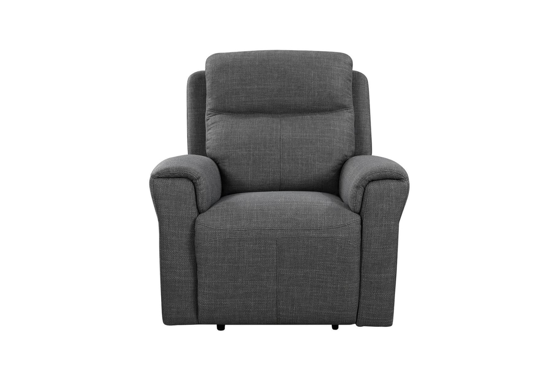 Russo 1 Seater Electric Recliner - Charcoal - Image 3