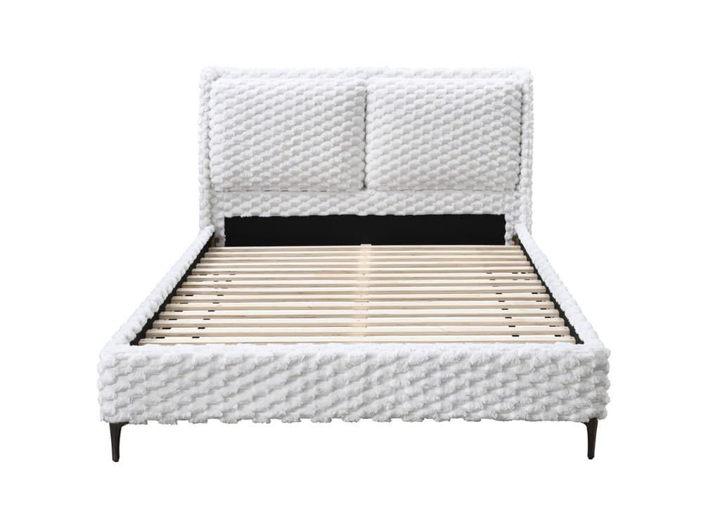 4ft6 Tilly Bedframe - White - Image 3