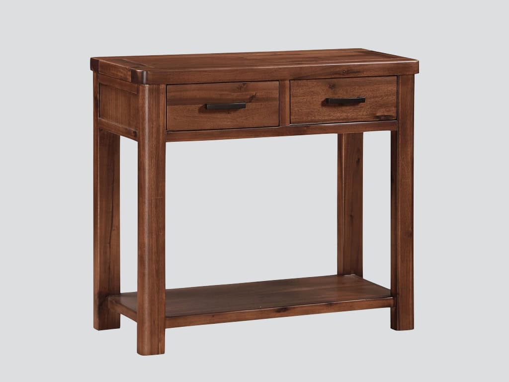 Andorra Acacia 2 Drawer Console Table | Buy Online | Beds.ie