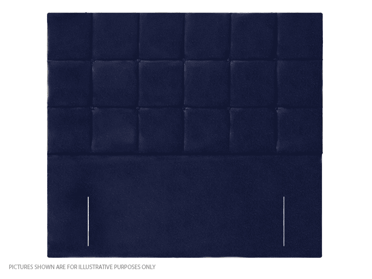 Apollo 3ft Venice Headboard - Velvet Navy Blue | Buy Online | Beds.ie