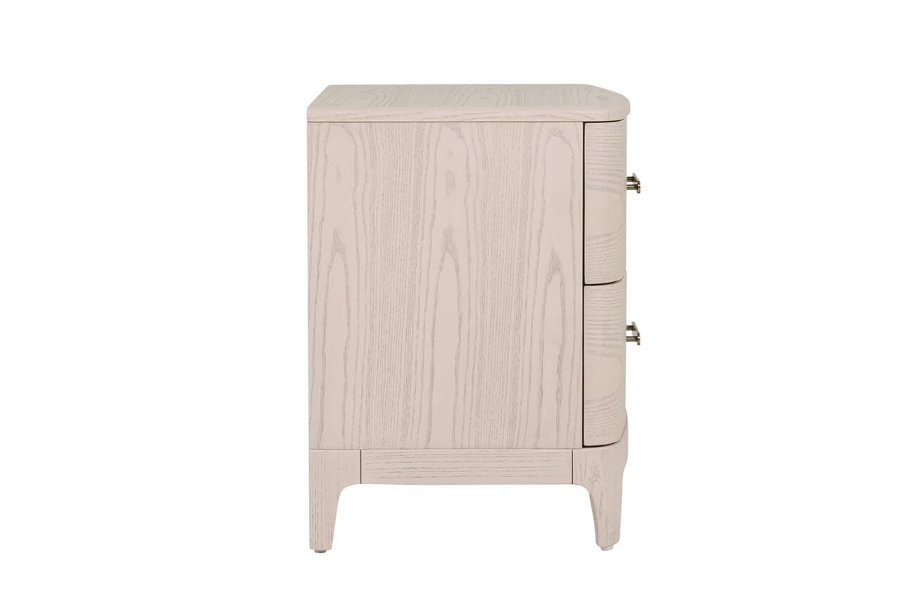Zahra Bedside Table - Parisian Cream - Image 4