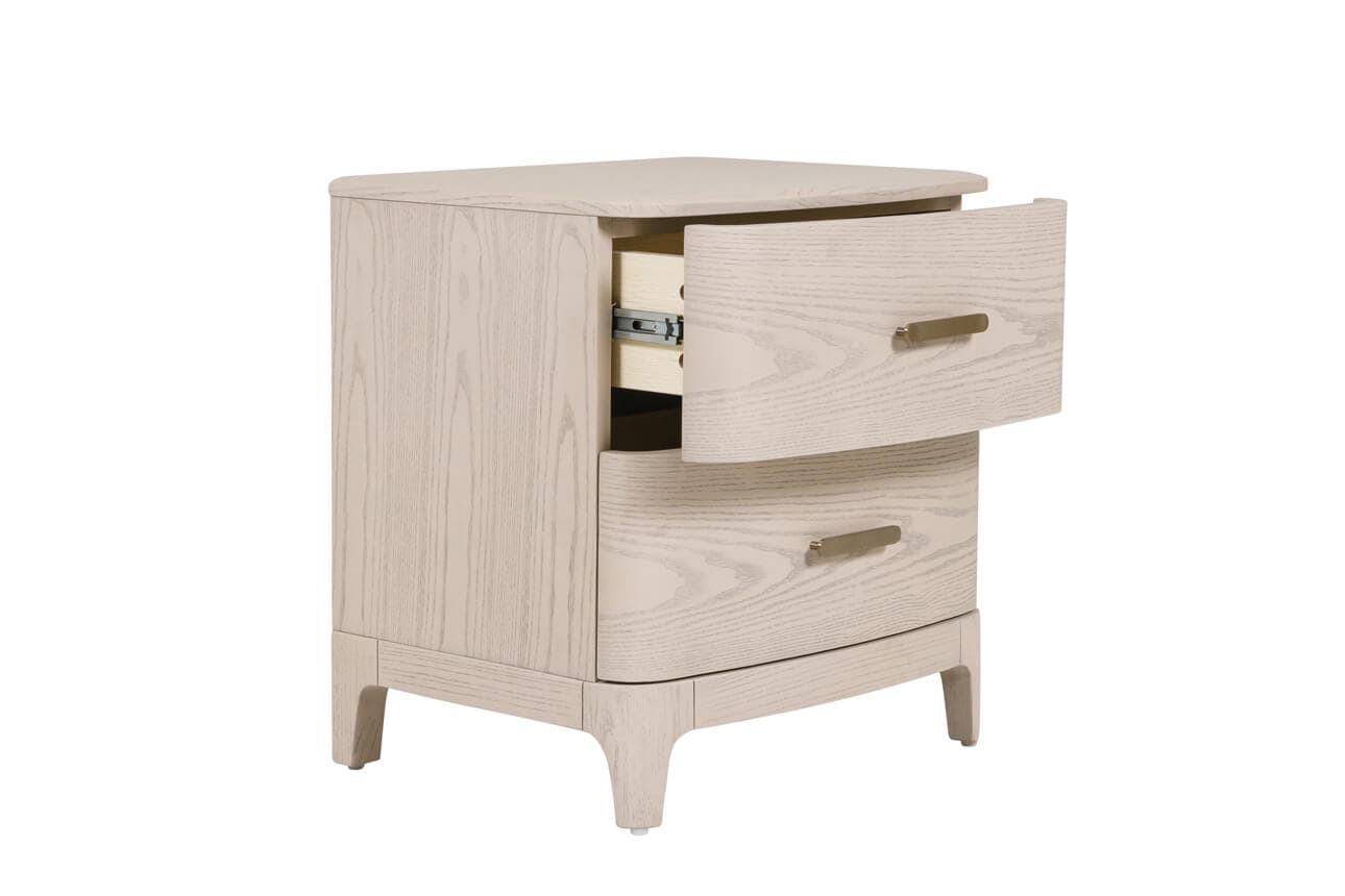 Zahra Bedside Table - Parisian Cream - Image 5