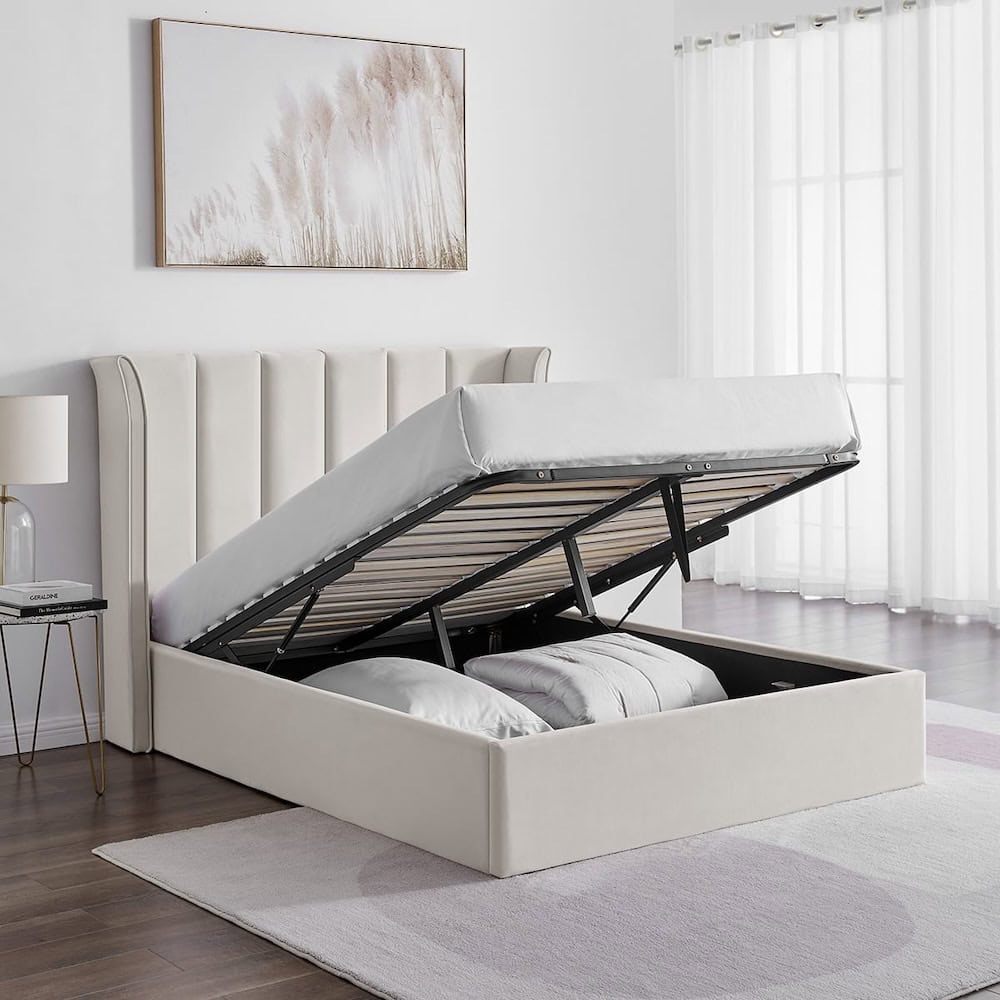 Limelight Polaris 4ft6 Ottoman - Natural | Buy Online | Beds.ie