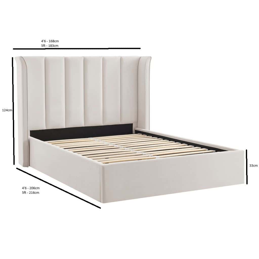 Limelight Polaris 4ft6 Ottoman - Natural - Image 6