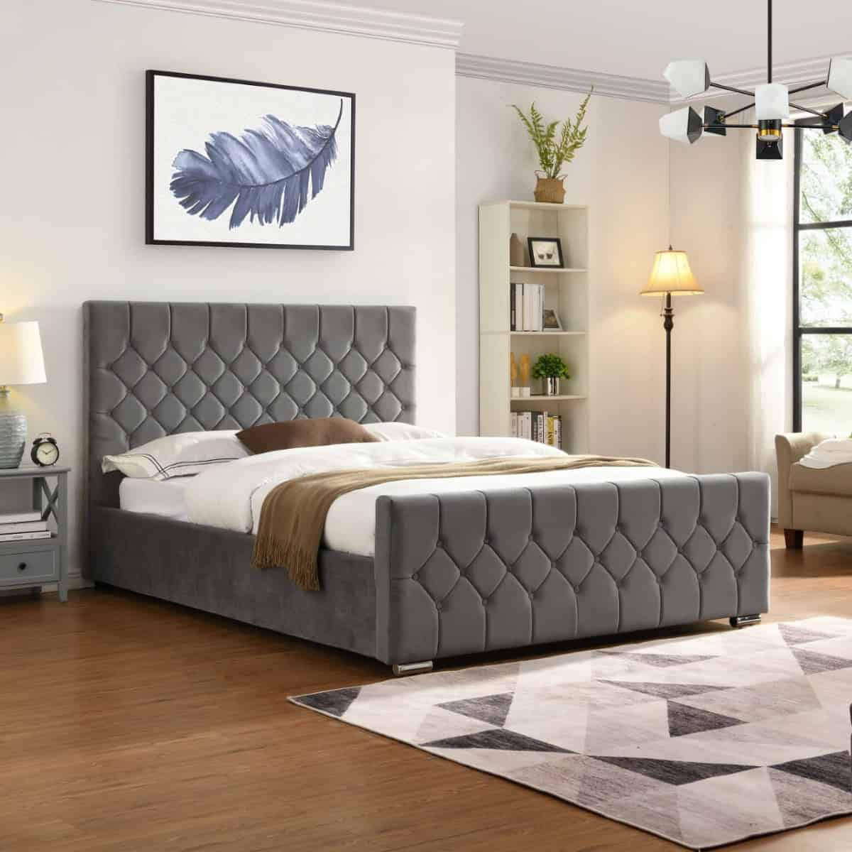 Galway 5ft Bedframe - Grey | Buy Online | Beds.ie