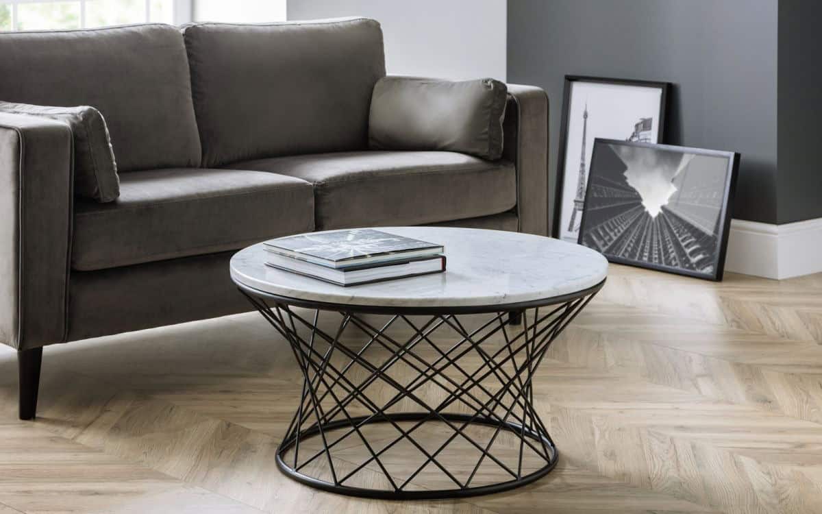 Charta Round Coffee Table - Marble | Buy Online | Beds.ie