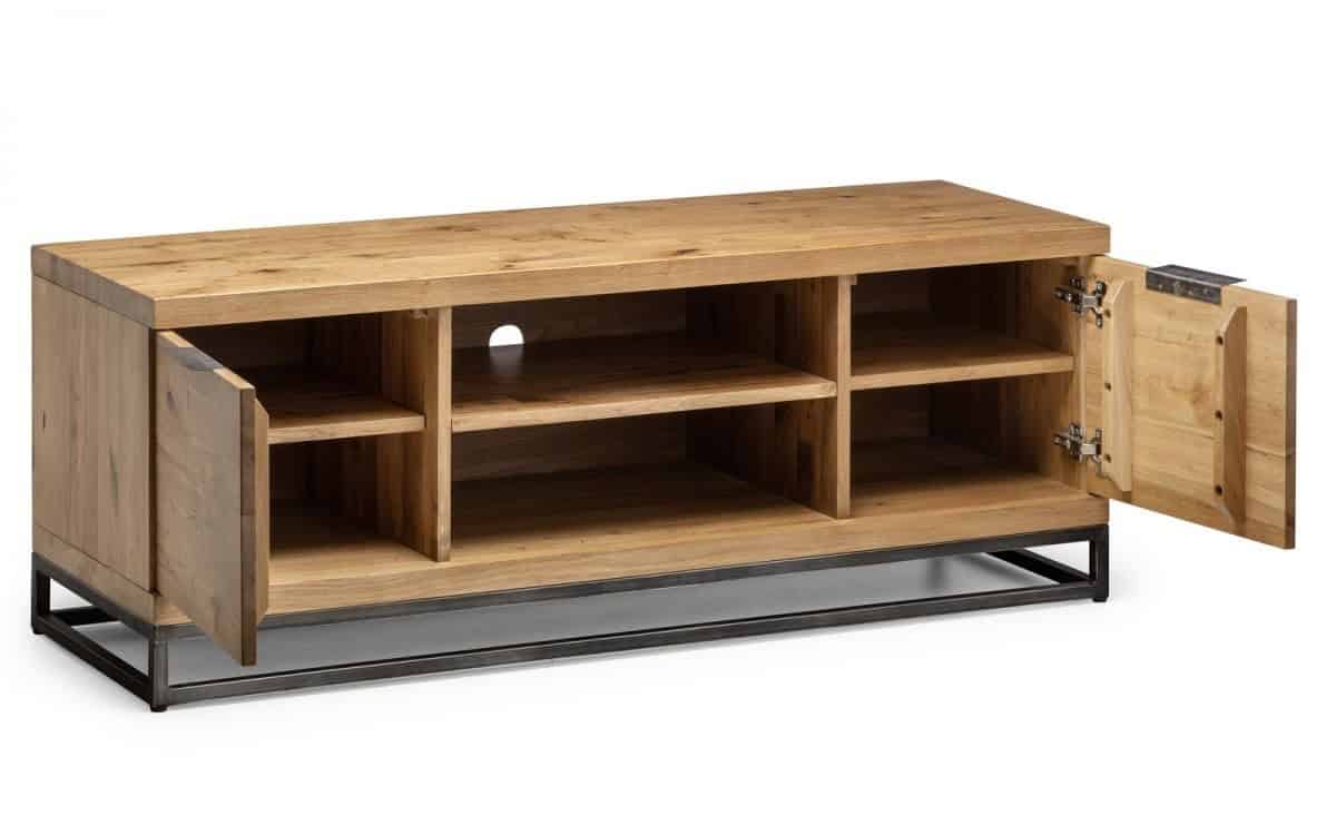 Lisbon TV Unit - Oak - Image 3