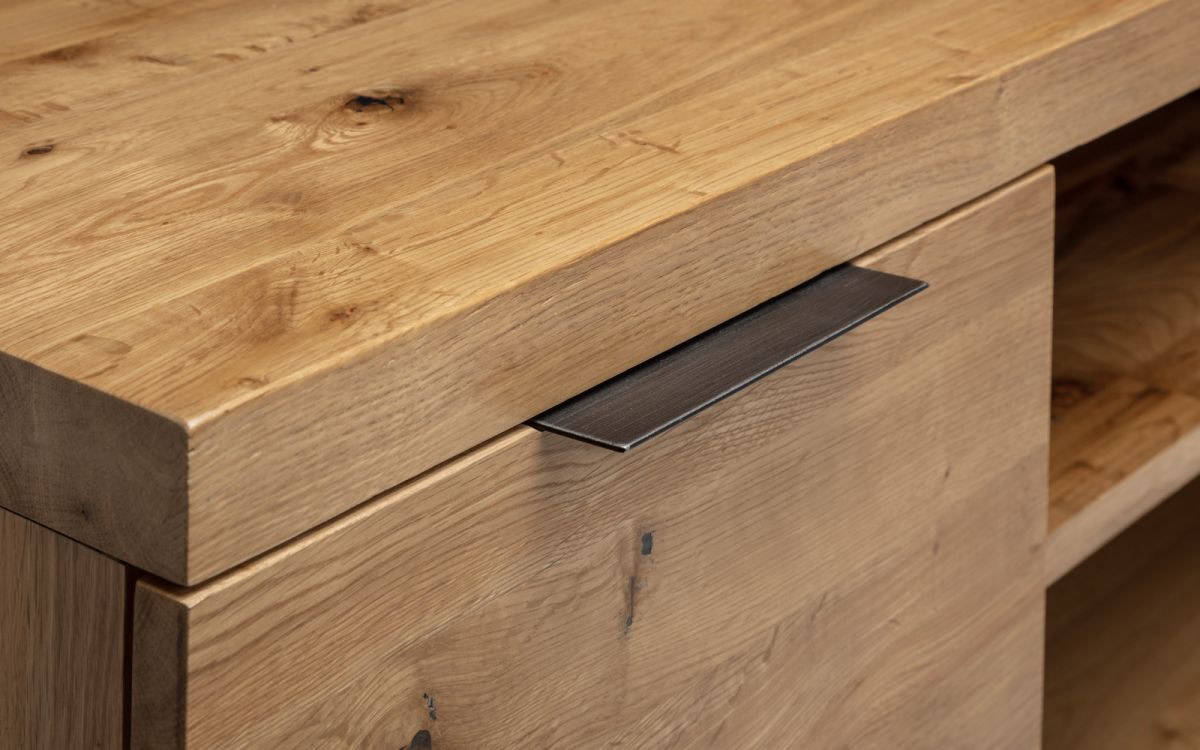 Lisbon TV Unit - Oak - Image 4