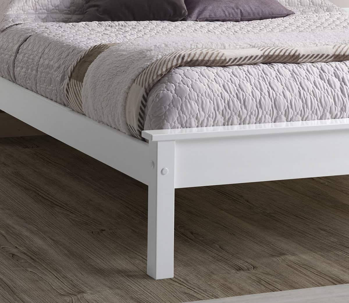 Limelight Taurus Low End 4ft Bedframe - White - Image 3