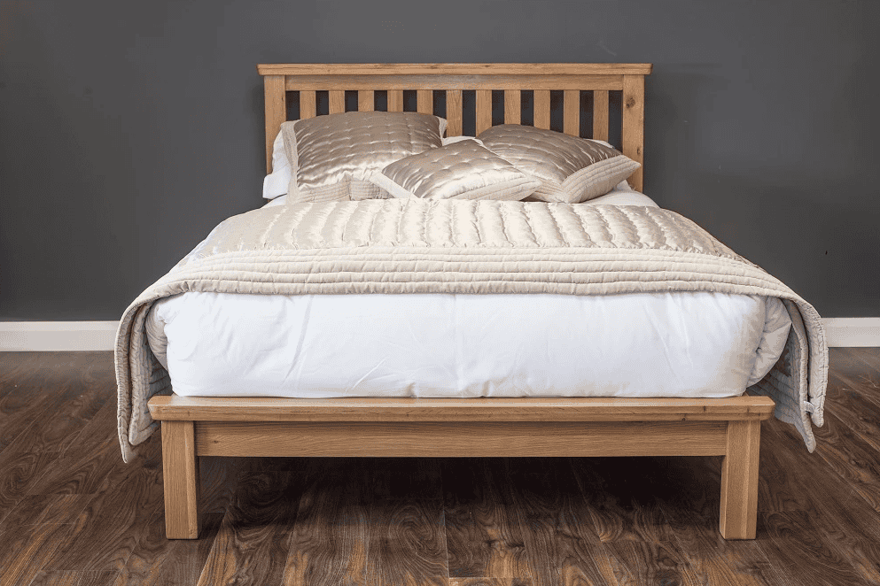 Honey B Manhattan 4ft Bedframe - Oak | Buy Online | Beds.ie