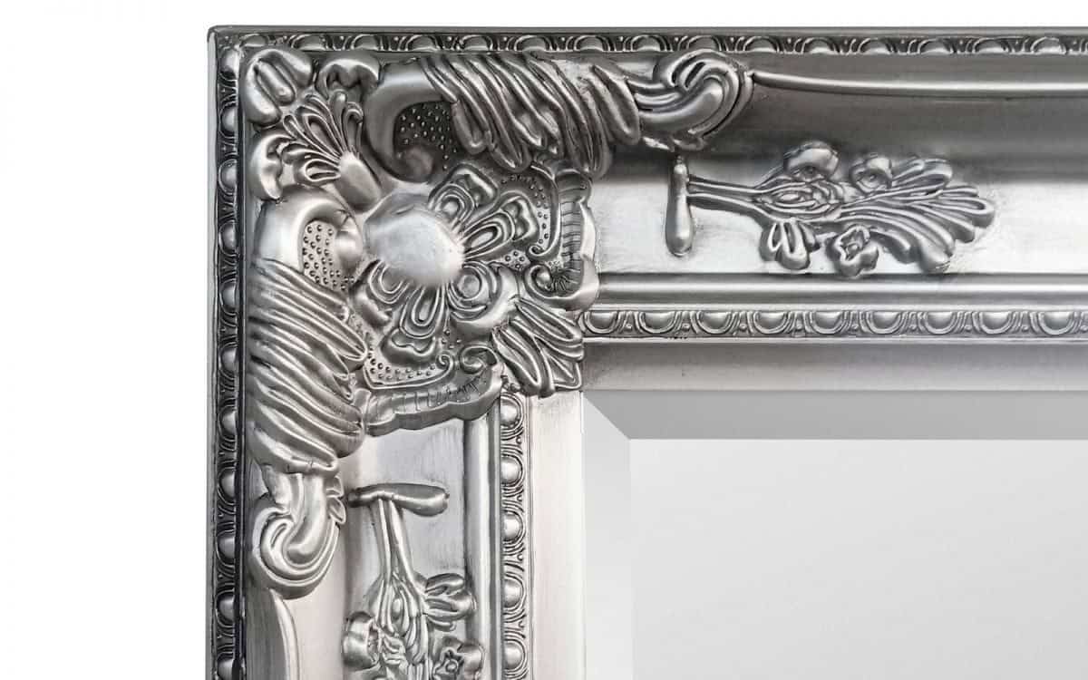 Buckingham Lean-to Dress Mirror - Pewter - Image 4