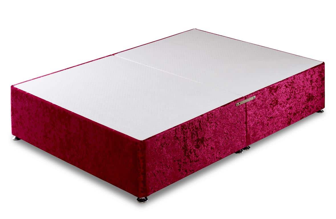 Apollo 6ft Glitz Red Divan Base | Buy Online | Beds.ie