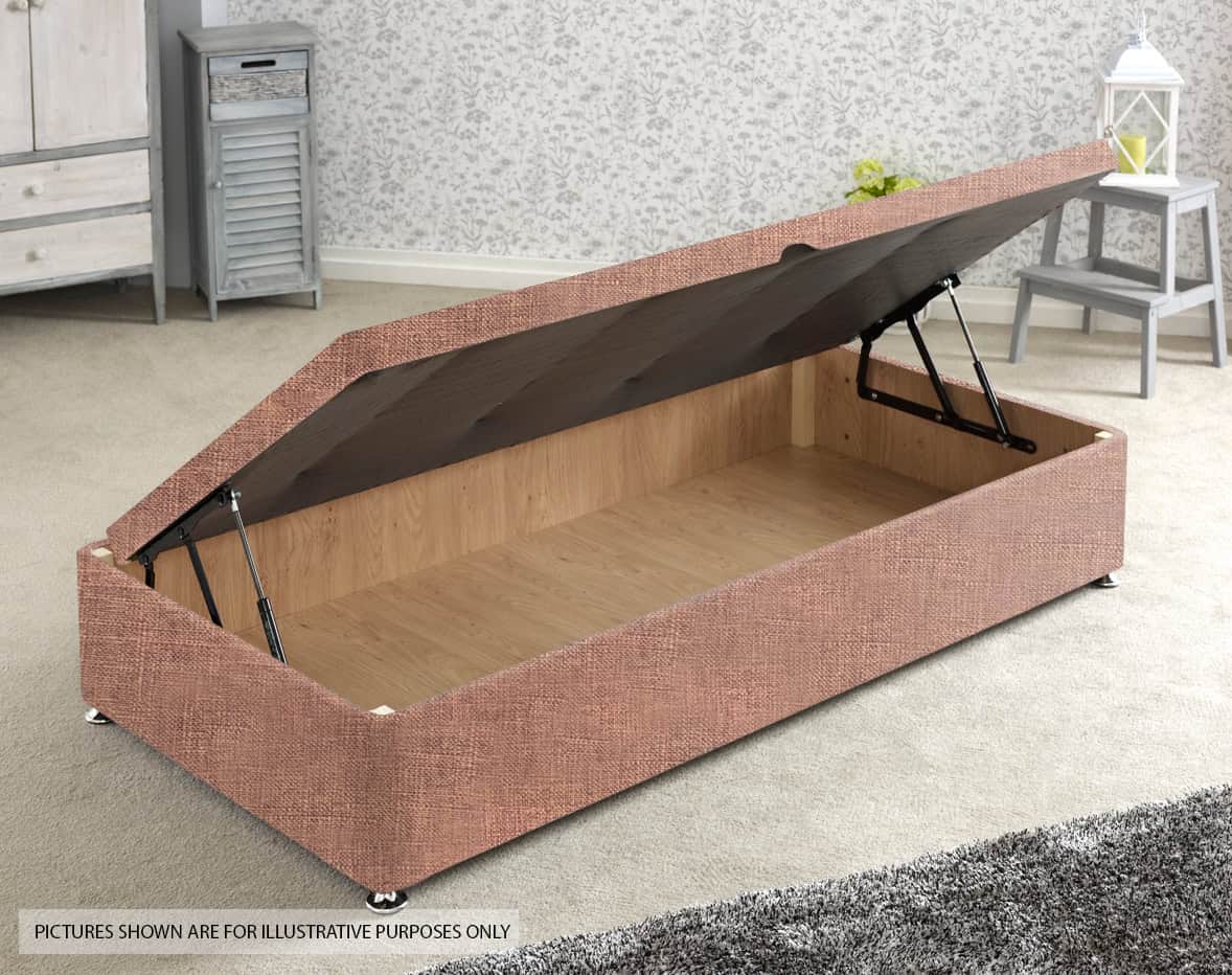 Apollo 3ft Azzure Lavender Side Ottoman Base | Buy Online | Beds.ie