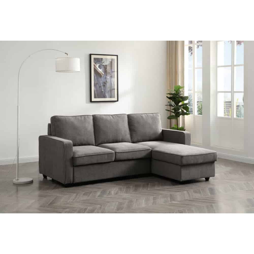 Myles Corner Sofa Bed - Grey | Buy Online | Beds.ie