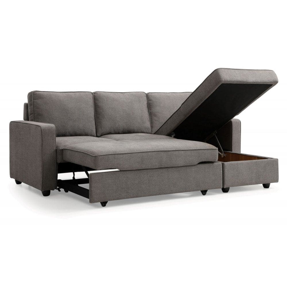 Myles Corner Sofa Bed - Grey - Image 3