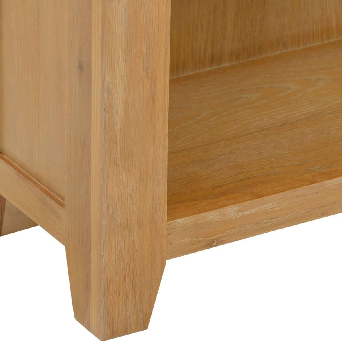 Windsor Low Bookcase - Natural Oak - Image 4