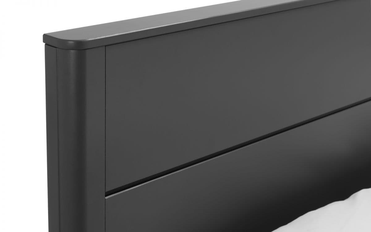 4ft6 Bennett Bedframe - Grey - Image 4