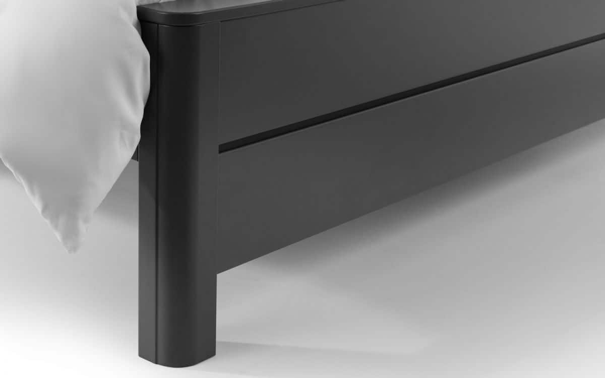 4ft6 Bennett Bedframe - Grey - Image 5