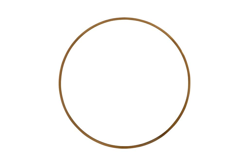 Baker Furniture Reed Gallery Mirror - Mango Wood - Image 2