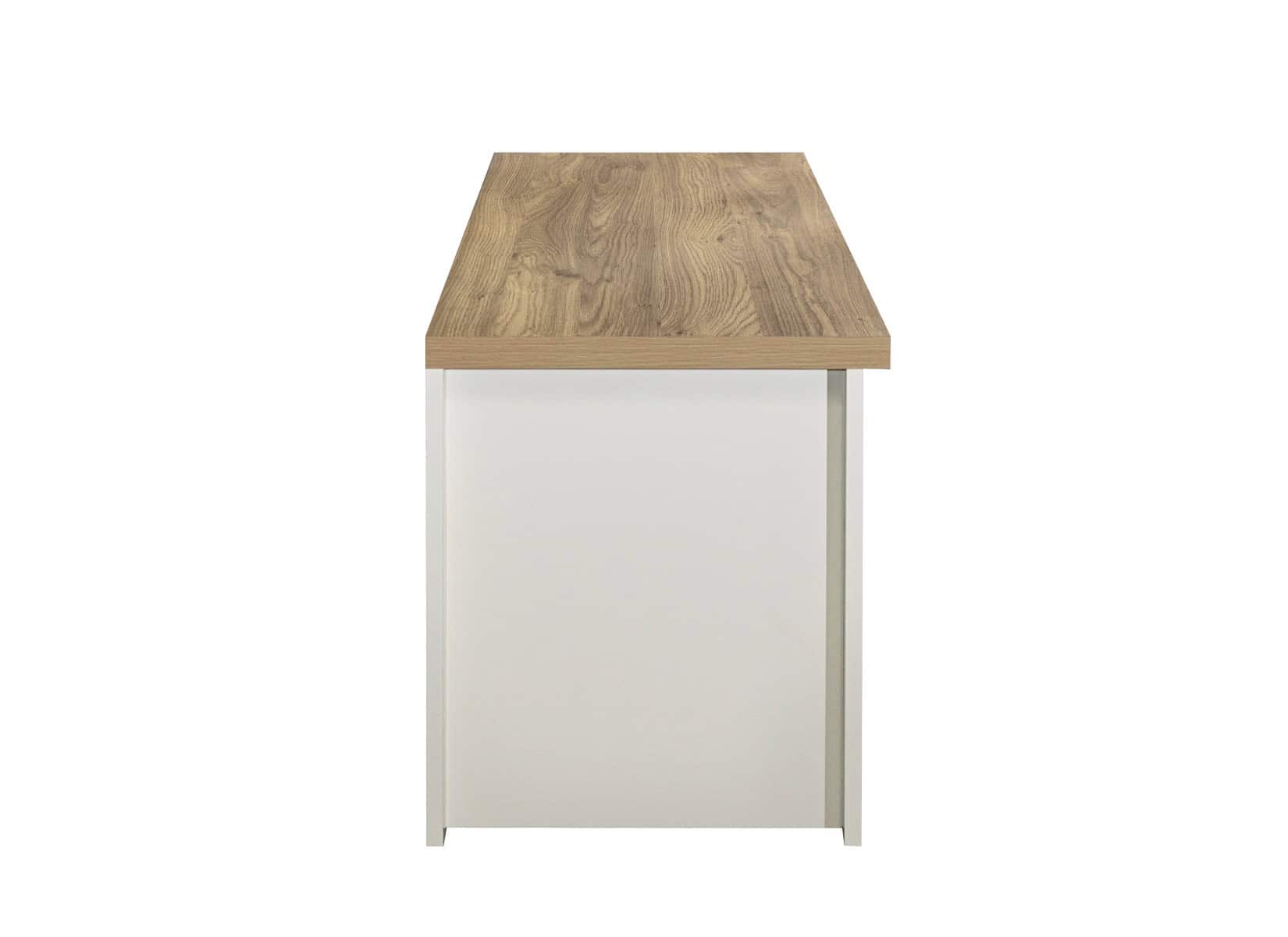 Highgate Large TV Unit - Cream & Oak - Image 6