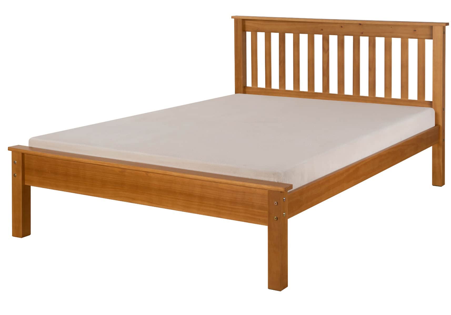 Argyle 4ft6 Low End Bedframe - Rustic Pine | Buy Online | Beds.ie