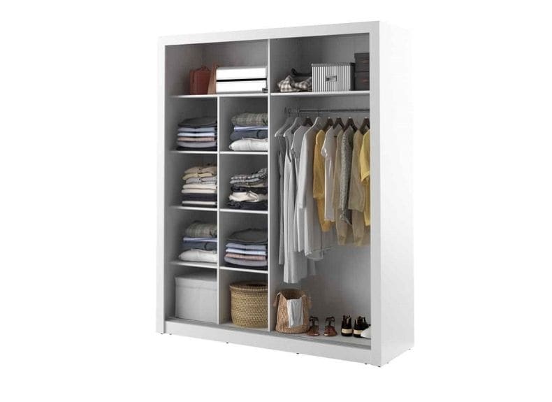 Boston Small 2.03 Sliderobe - White - Image 2