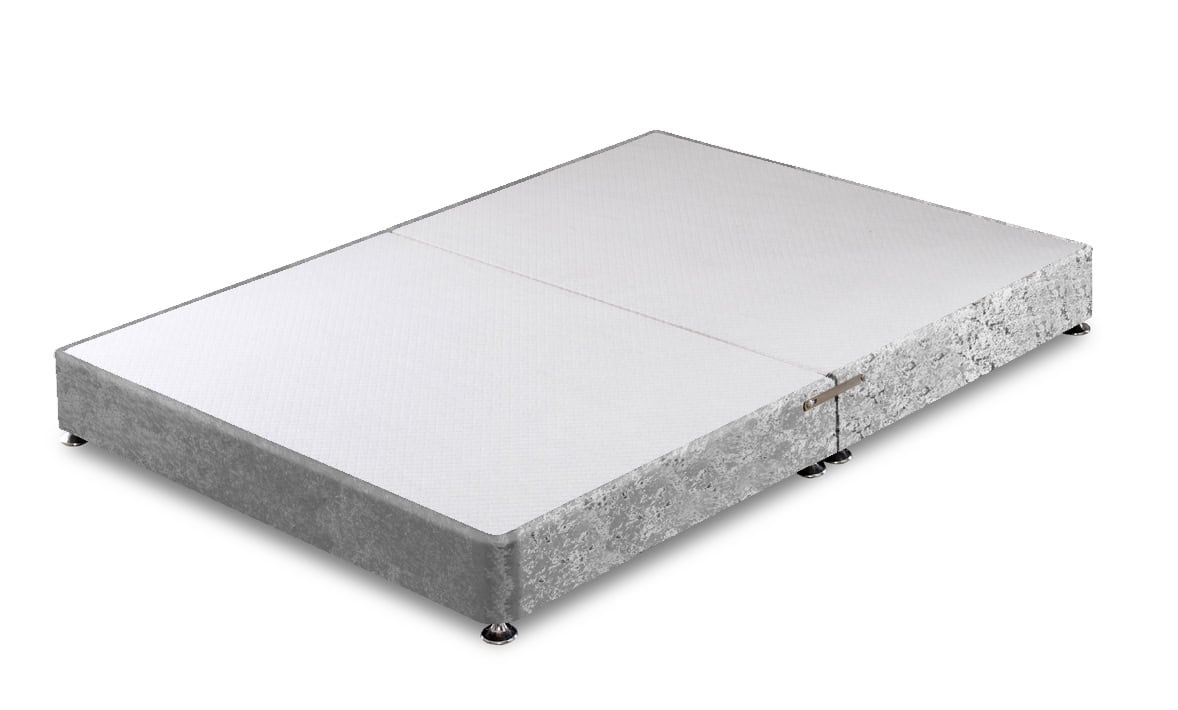 Apollo 5ft Glitz Silver Low Profile Divan Base | Buy Online | Beds.ie