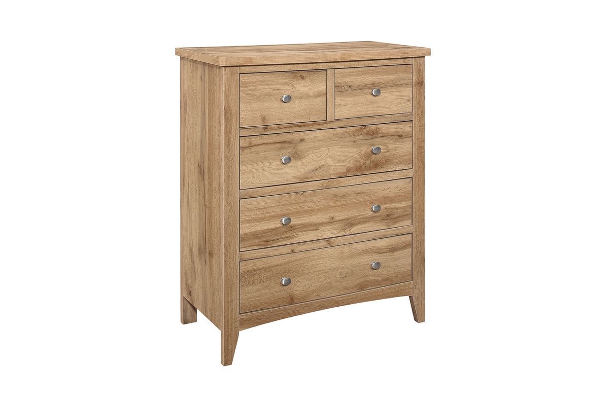 Hampstead 3 + 2 Chest - Oak - Image 2