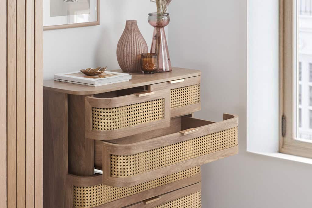Noah 5 Drawer Chest - Oak - Image 2