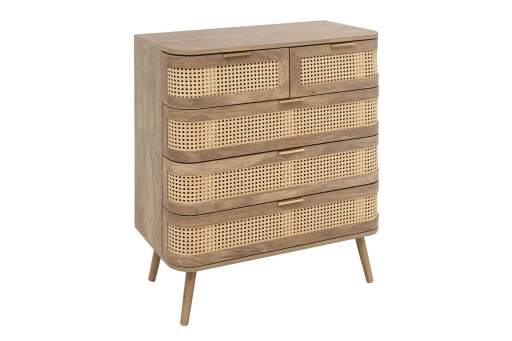 Noah 5 Drawer Chest - Oak - Image 6