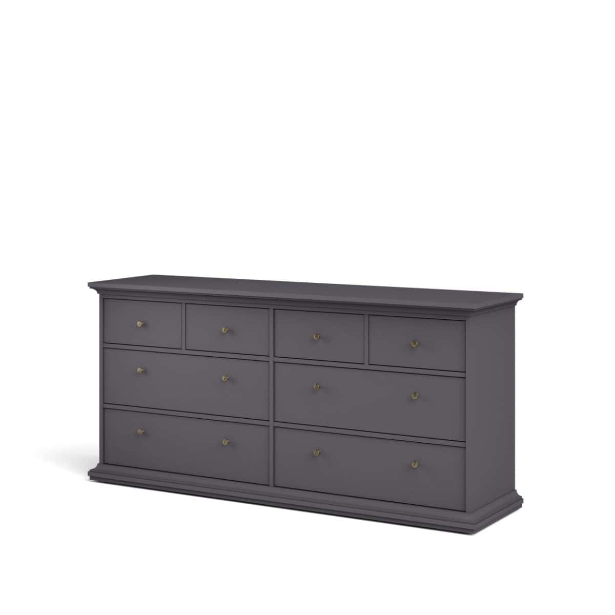 Paris 8 Drawer Chest - Grey - Image 2