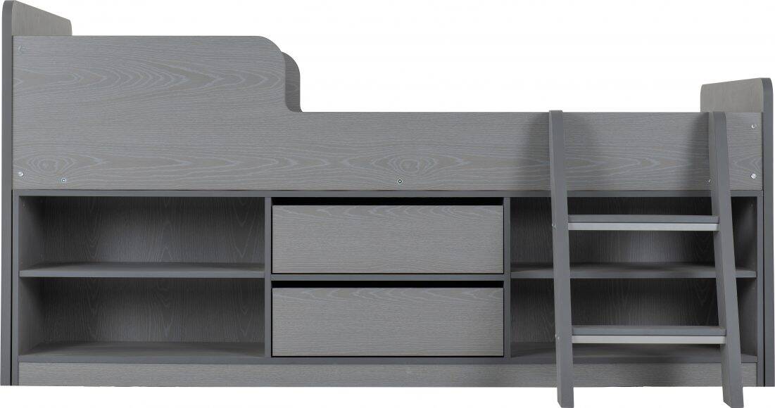 Felix Low Sleeper Bedframe - Grey - Image 4