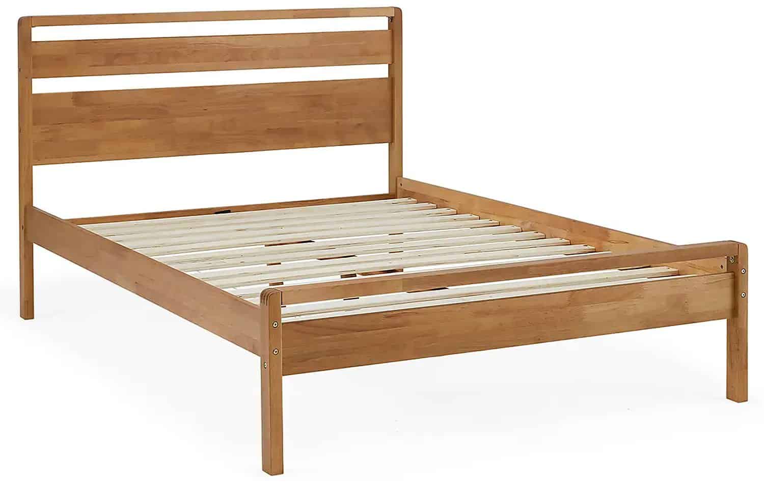 Skandi 4ft6 Mid-Century Bedframe - Oak | Buy Online | Beds.ie